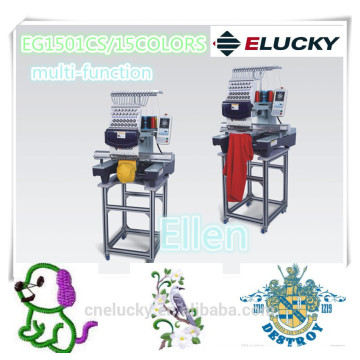 Multi-function Single Head 1200SPM Computer Operation Embroidery Machine For Sale